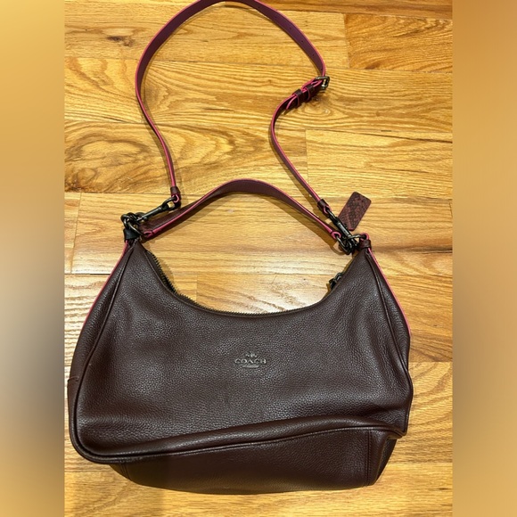 Coach Harley East Purple Snake Hobo Bag - Picture 12 of 12